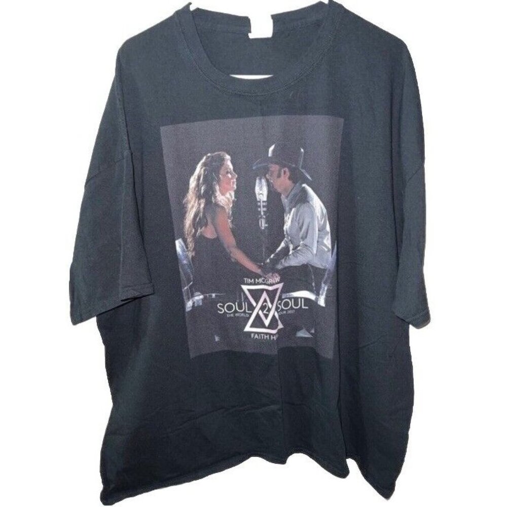 Tim McGraw Faith Hill Soul 2 Soul T Shirt Size 3XI